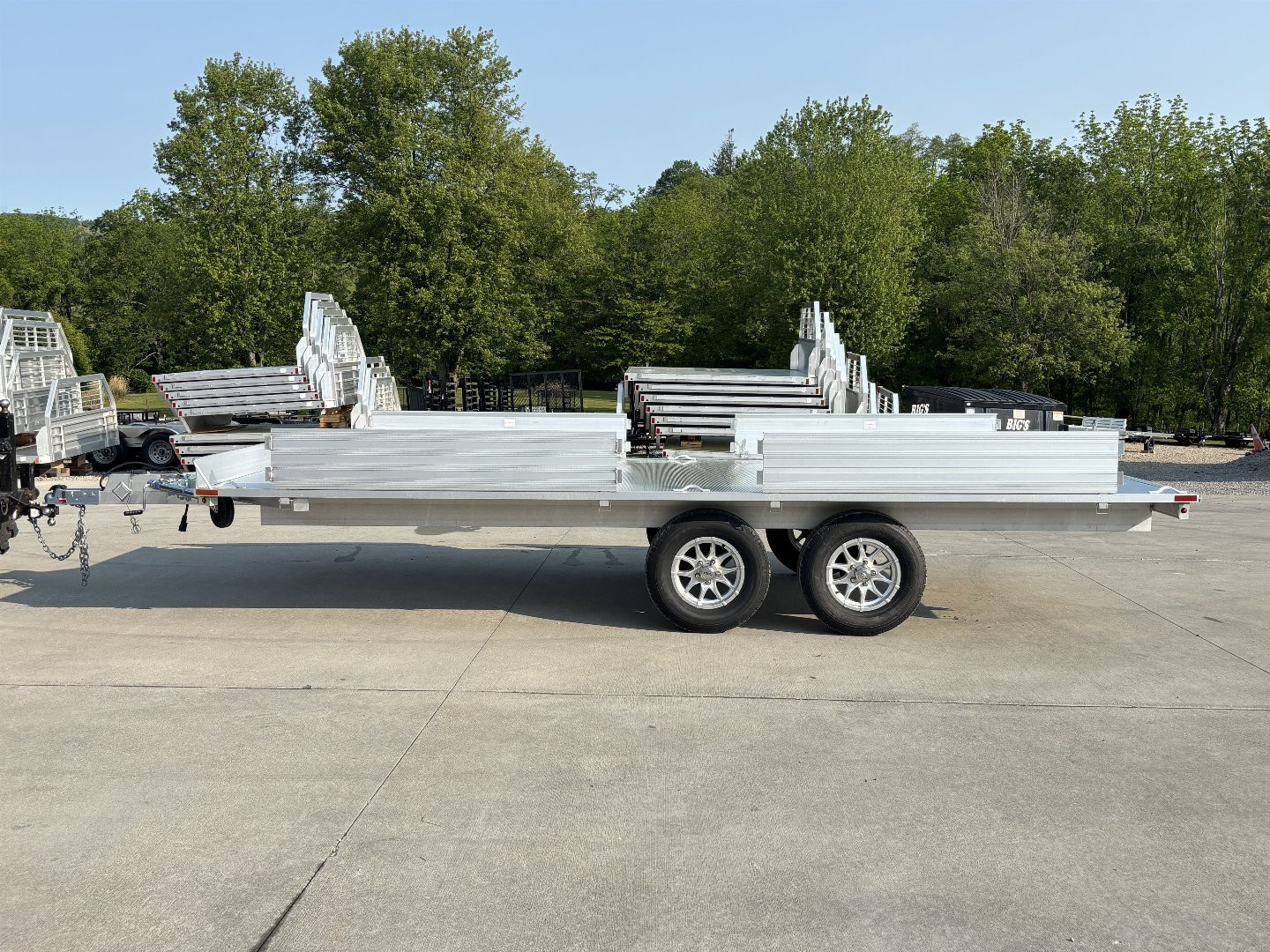New 2026 Aluma Trailers A8818TA-R Aluminum ATV Trailer W/ 4 Side Load ...