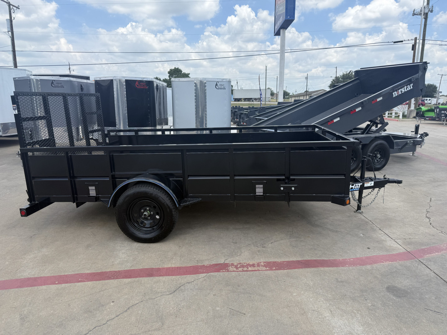 Used 2024 Top Hat MRA12X83 Utility Trailer