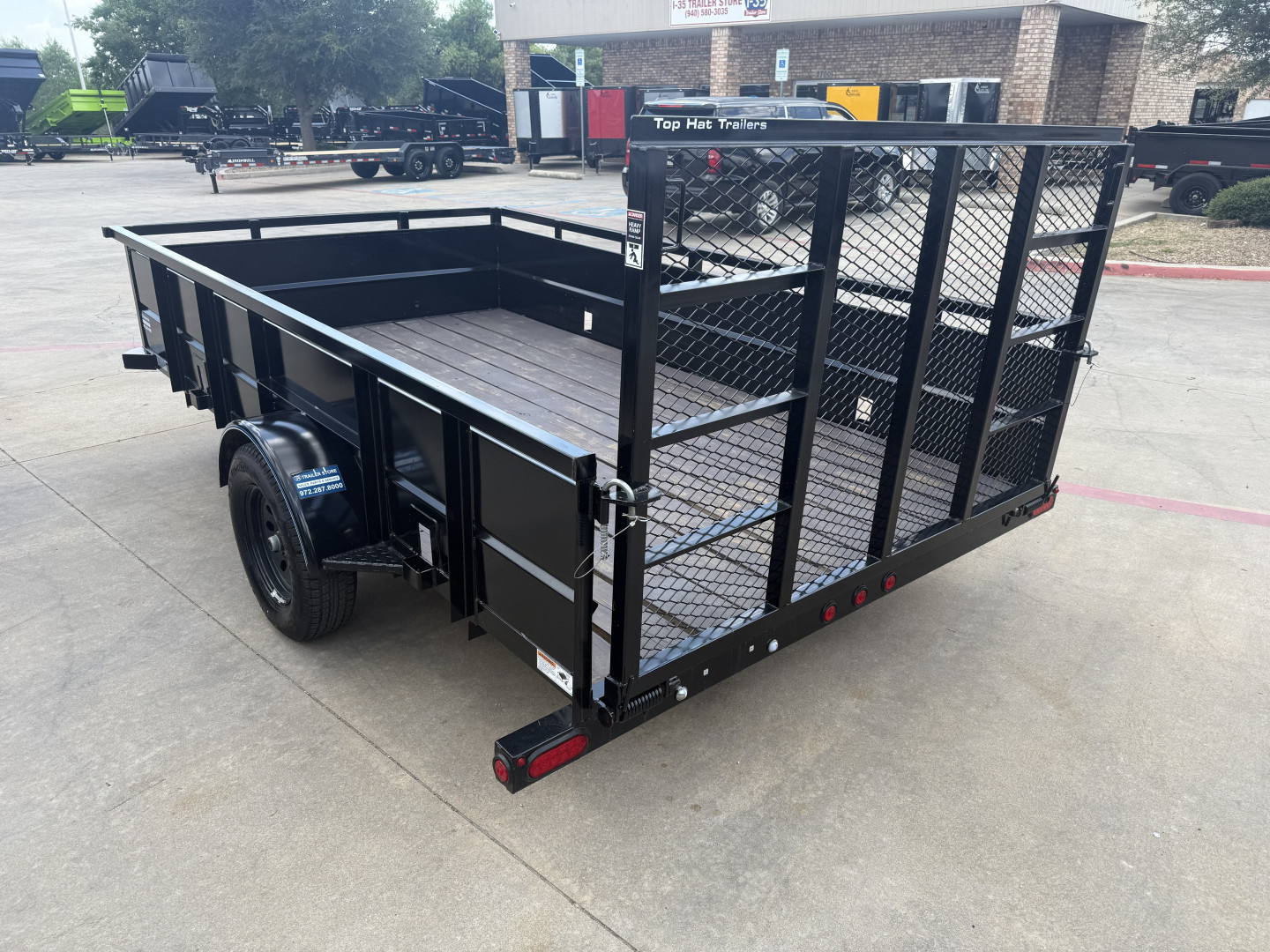 Used 2024 Top Hat MRA12X83 Utility Trailer