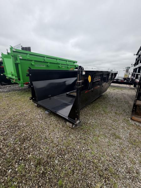 New 2025 Horizon Trailers 14' HDZ Dumpster Dump Bin 83X14 BLACK
