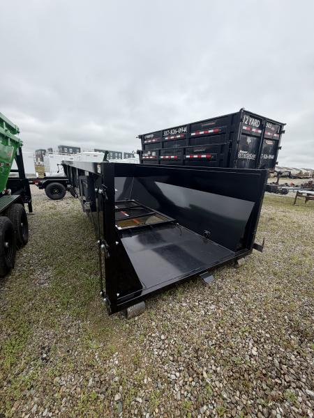 New 2025 Horizon Trailers 14' HDZ Dumpster Dump Bin 83X14 BLACK