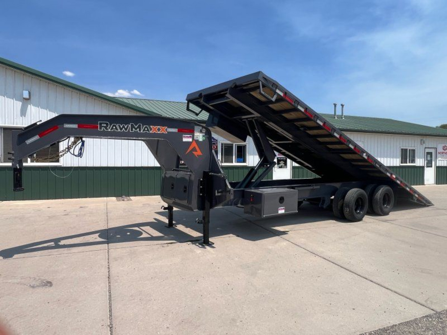 New 2026 RawMaxx FDX 102"x26' GN Tilt Equipment Trailer
