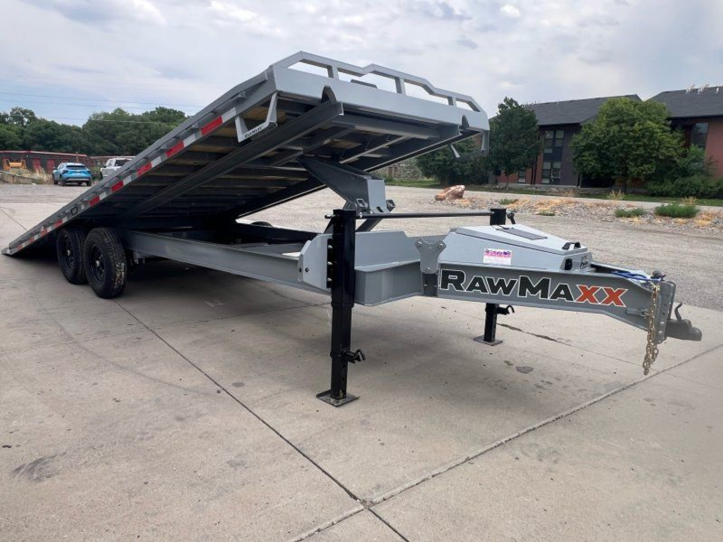 New 2026 RawMaxx DTX 102"x24' Tilt Equipment Trailer