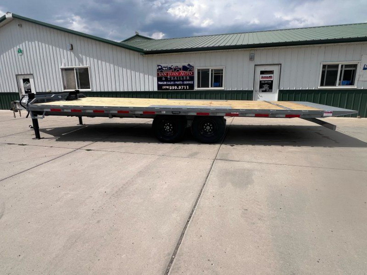 New 2026 RawMaxx DTX 102"x24' Tilt Equipment Trailer