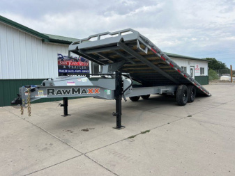 New 2026 RawMaxx DTX 102"x24' Tilt Equipment Trailer