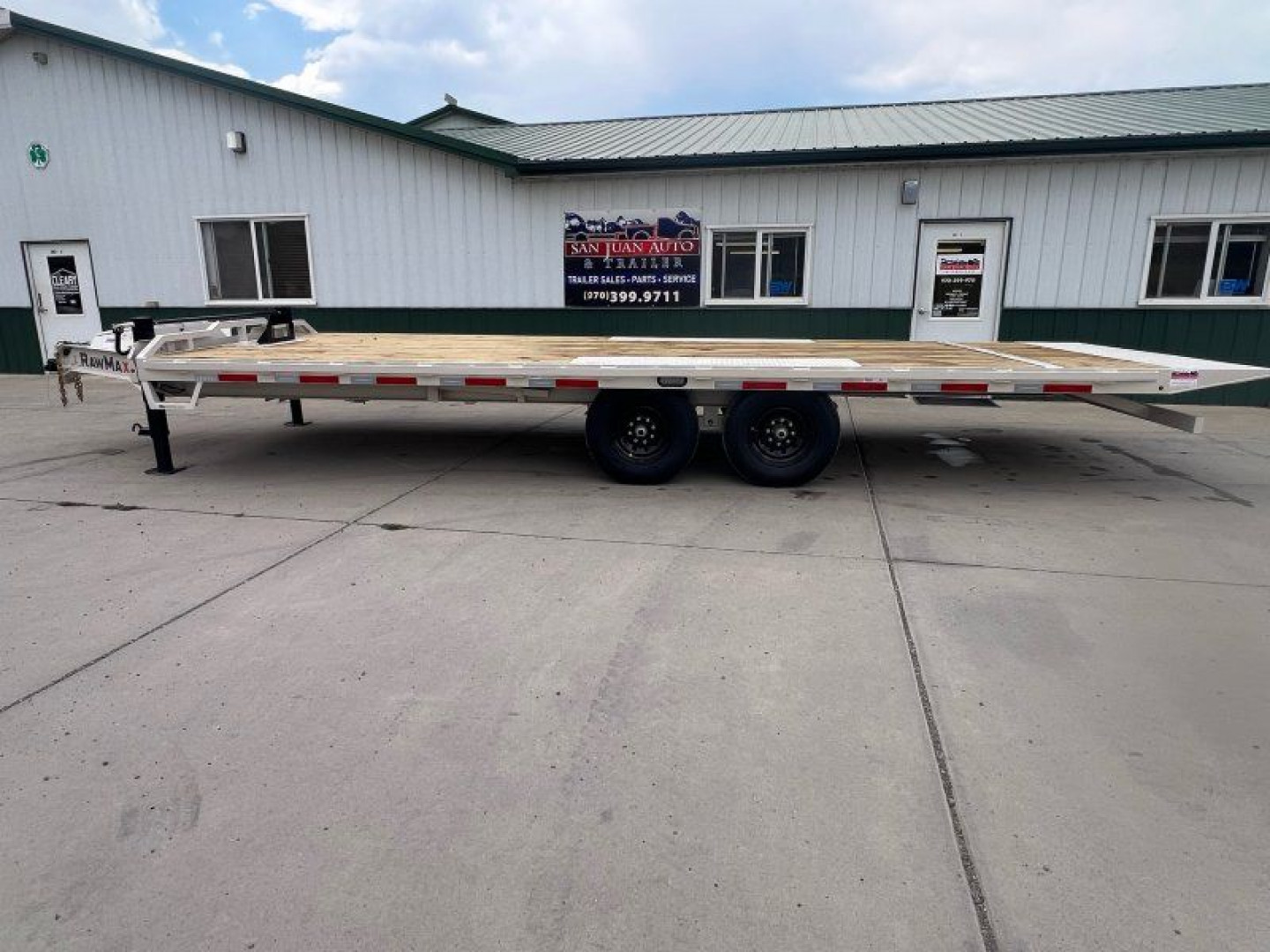 New 2026 RawMaxx DTX 102"x24' Tilt Equipment Trailer
