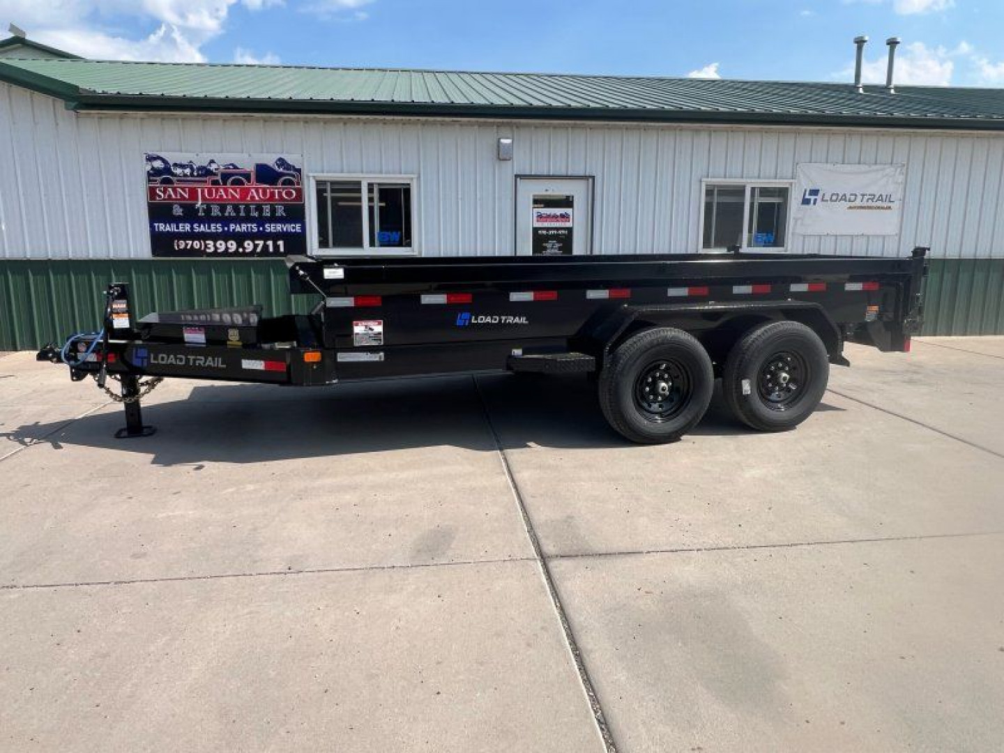 New 2025 Load Trail 83"x14" Low-Pro Dump Dump Trailer