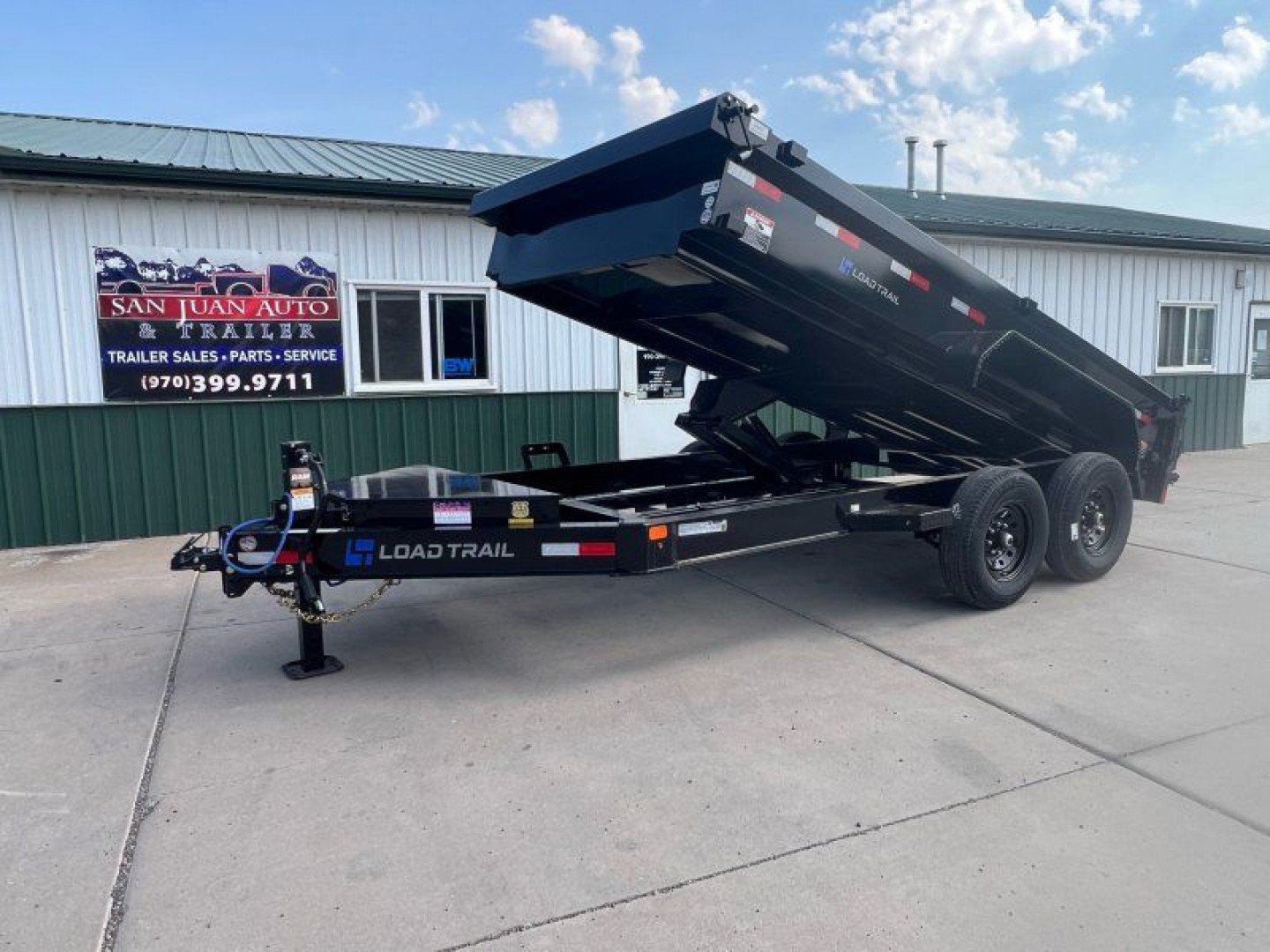 New 2025 Load Trail 83"x14' Dump Dump Trailer