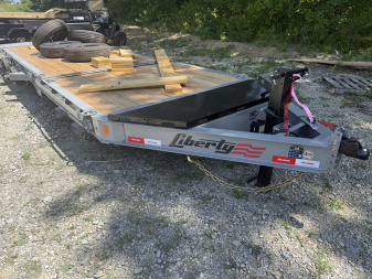 New 2025 Liberty LT Tilt Trailer 22’ FORK HOLDERS TOOL BOX 15.4K G.V.W.R..