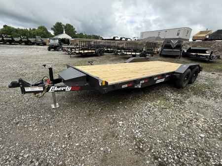 New 2026 Liberty Car Hauler LC10K 20’ TRAILER, 9990 GVWR, SLIDE IN RAMPS