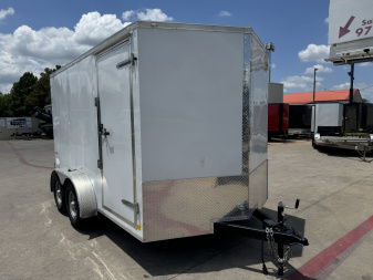 Used 2022 Cargo Mate 7’x14’ Cargo Mate E Series Enclosed Trailer Cargo / Enclosed Trailer