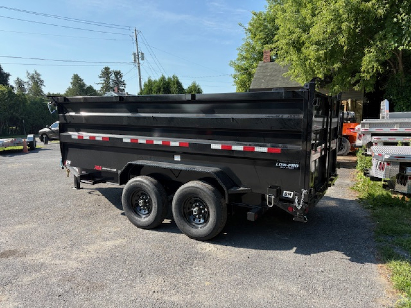 New 2026 PJ TRAILERS 83" x 14' DM 48" High Side Dump Trailer - 14K GVW