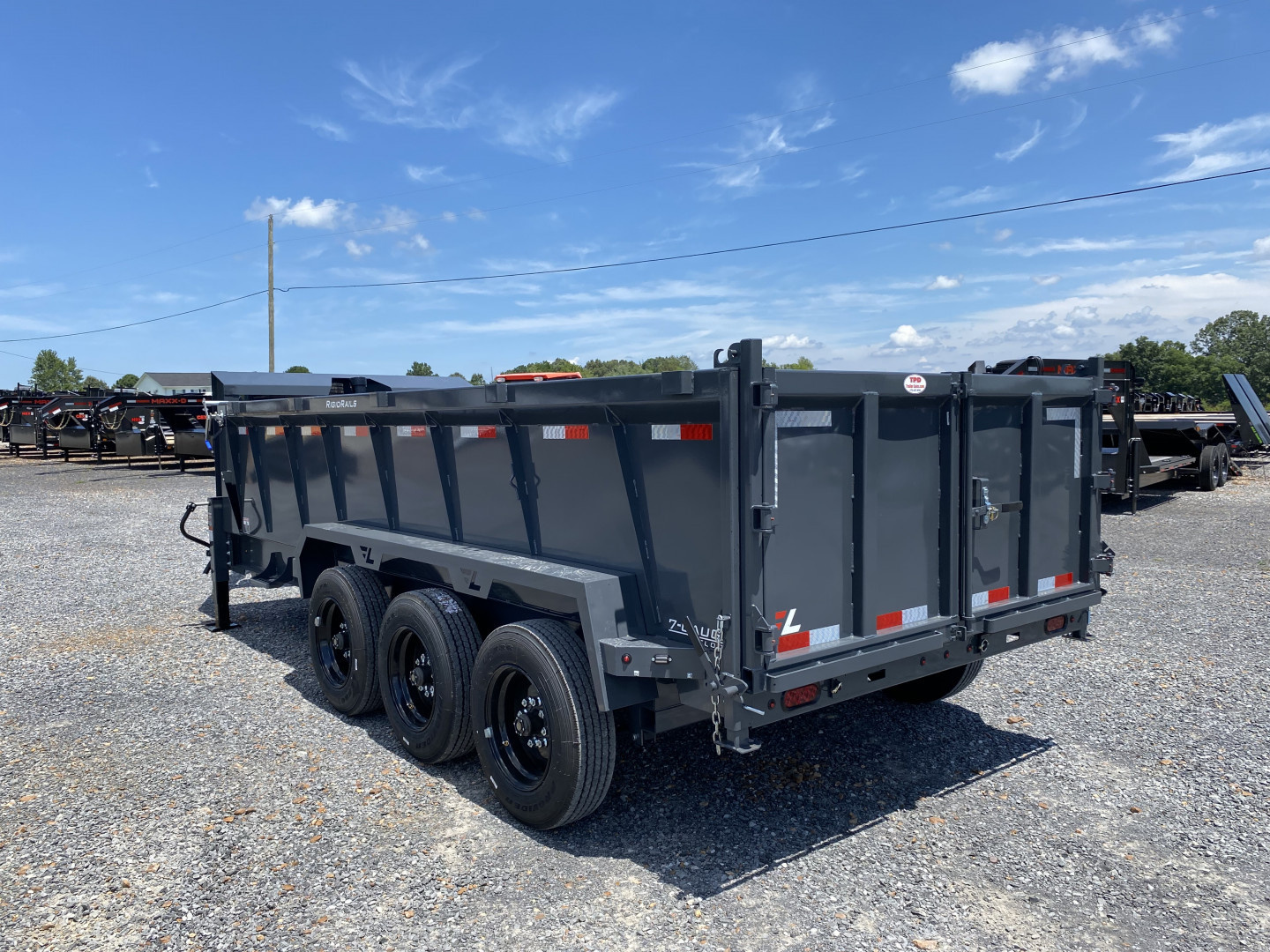 New 2026 Lamar Gooseneck Dump Trailer | 83" x 16' | 21K GVWR