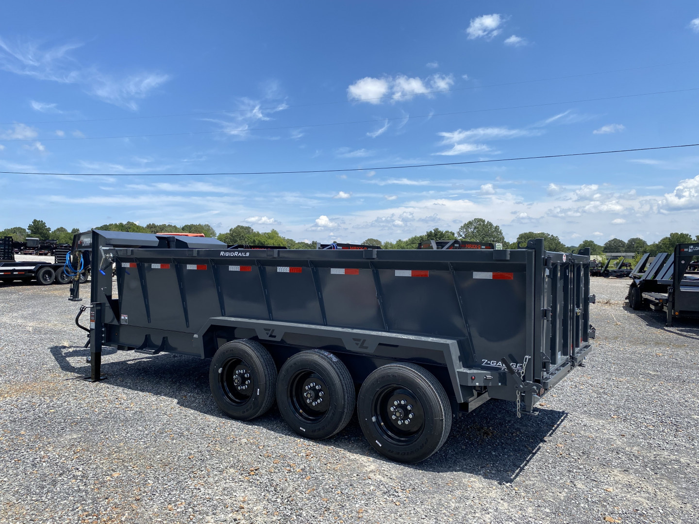New 2026 Lamar Gooseneck Dump Trailer | 83" x 16' | 21K GVWR