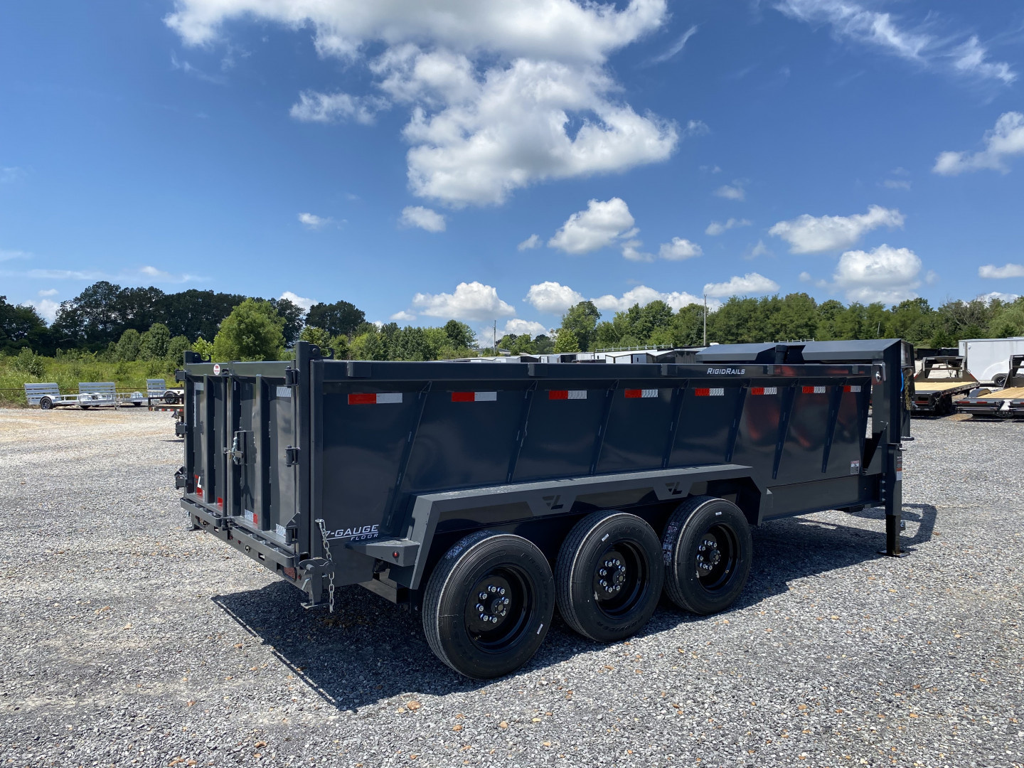 New 2026 Lamar Gooseneck Dump Trailer | 83" x 16' | 21K GVWR