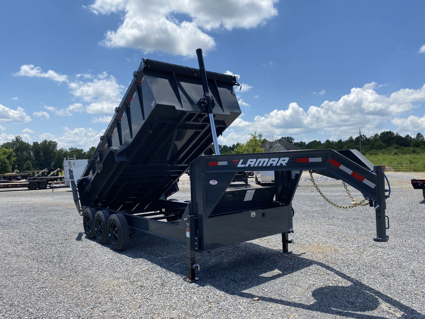 New 2026 Lamar Gooseneck Dump Trailer | 83" x 16' | 21K GVWR