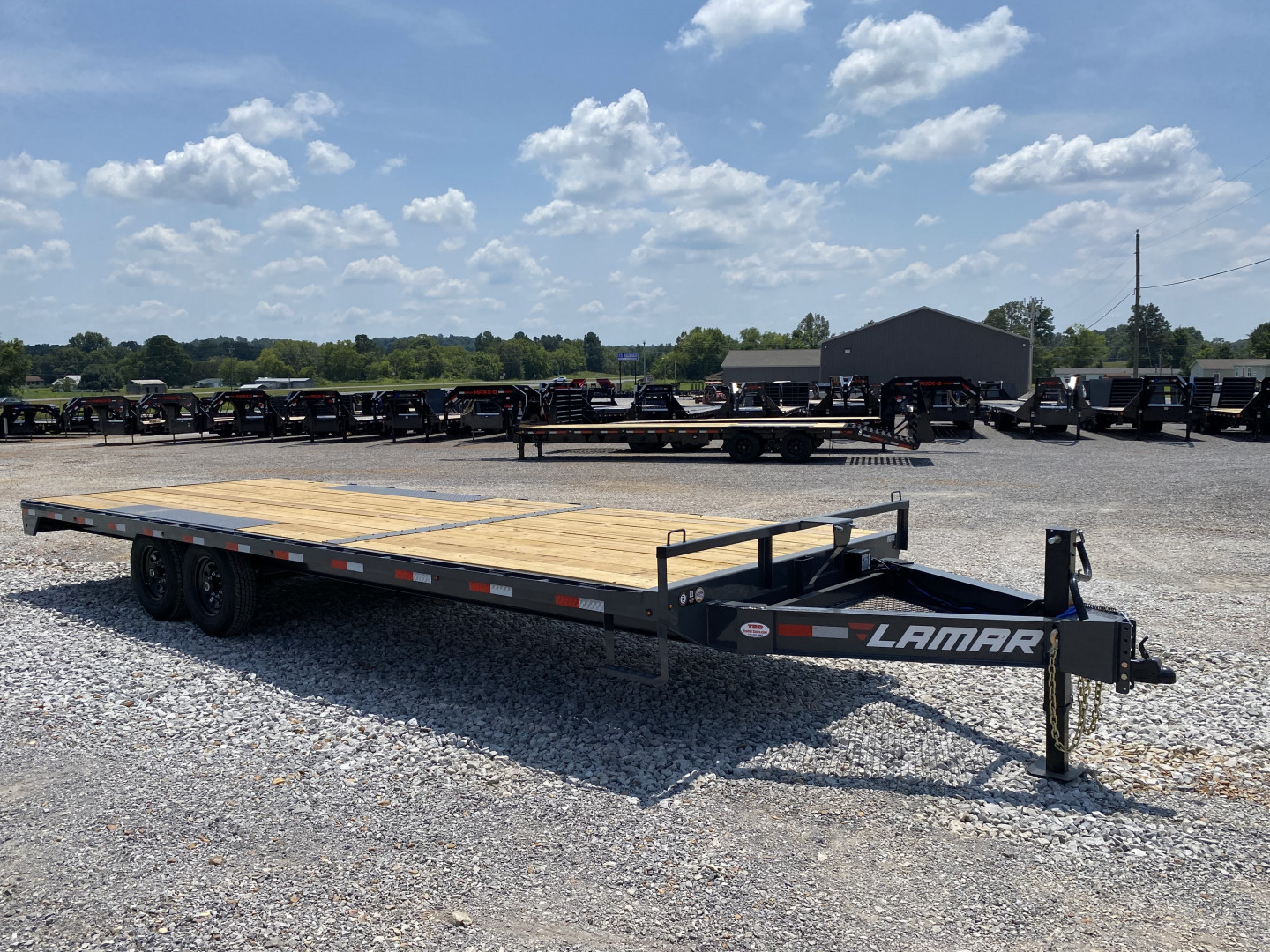 New 2026 Lamar 102" x 24' 14k Flatbed Trailer