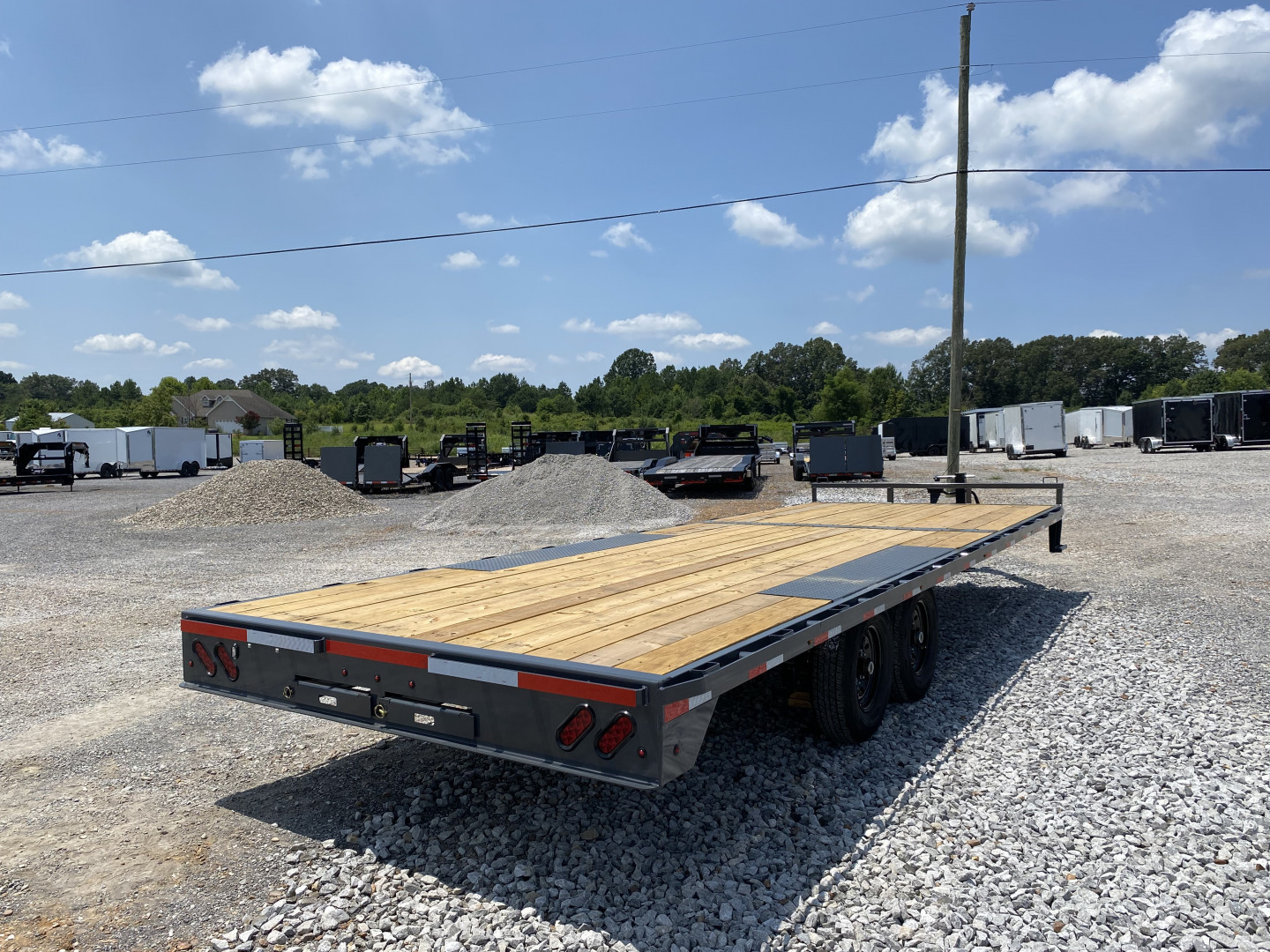 New 2026 Lamar 102" x 24' 14k Flatbed Trailer