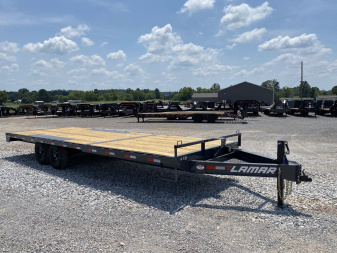New 2026 Lamar 102" x 24' 14k Flatbed Trailer