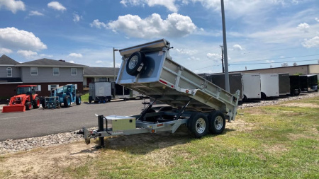 New 2026 Quality Steel and Aluminum 7x12 hybrid Dump Trailer