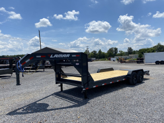 New 2026 Lamar 83"X22' 14K Gooseneck Equipment Trailer