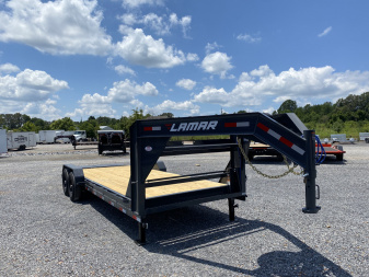 New 2026 Lamar 83"X22' 14K Gooseneck Equipment Trailer