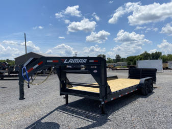 New 2026 Lamar 83"X22' 14K Gooseneck Equipment Trailer
