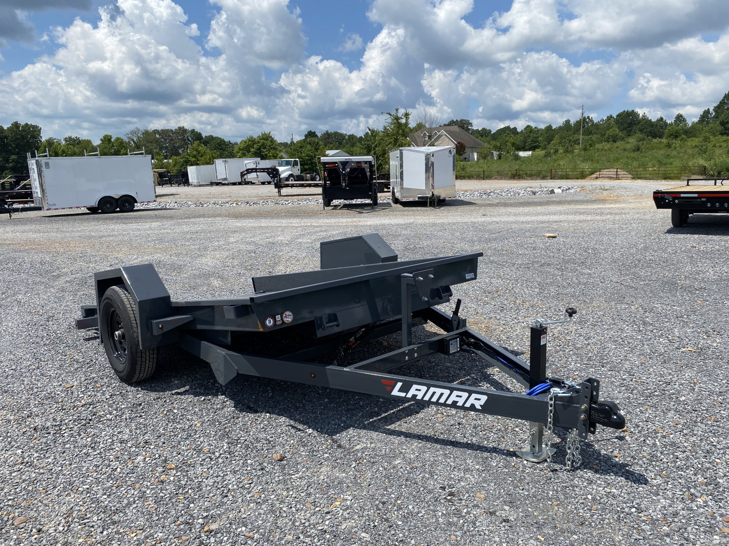 New 2026 Lamar Tilt Trailer | 79" x 12' | 7K GVWR