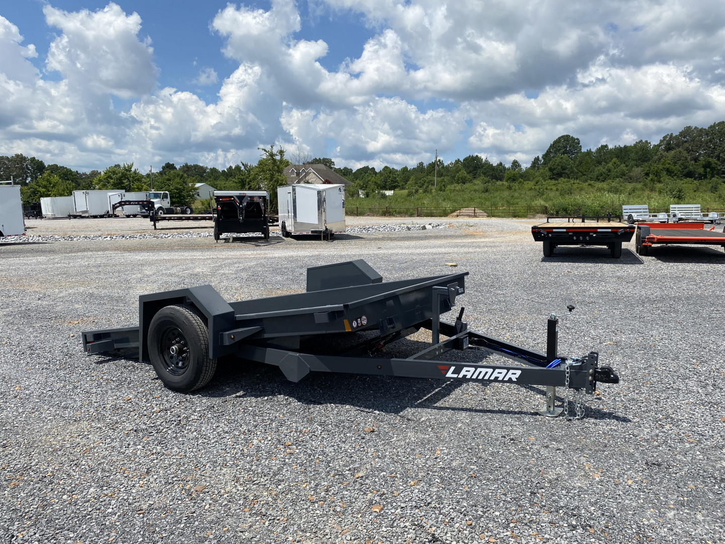 New 2026 Lamar Tilt Trailer | 79" x 12' | 7K GVWR