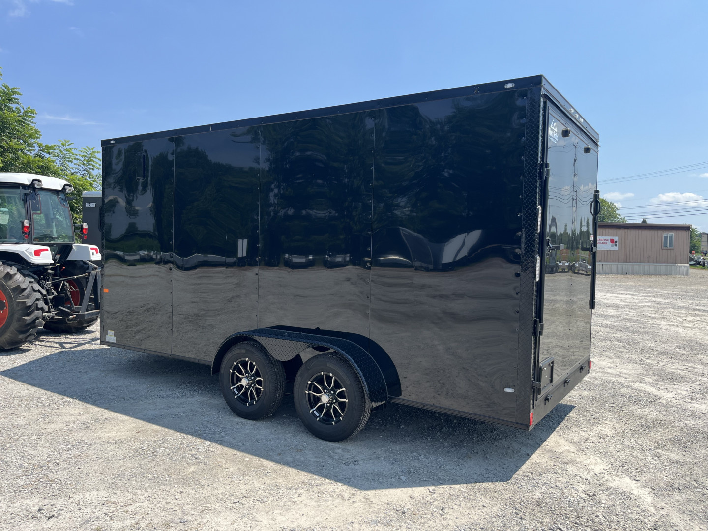 New 2026 Rock Solid Cargo 7'x16'x7' Cargo / Enclosed Trailer Black Out Package