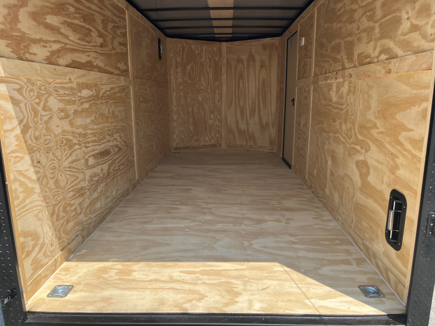 New 2026 Rock Solid Cargo 7'x16'x7' Cargo / Enclosed Trailer Black Out Package