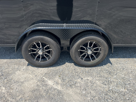New 2026 Rock Solid Cargo 7'x16'x7' Cargo / Enclosed Trailer Black Out Package