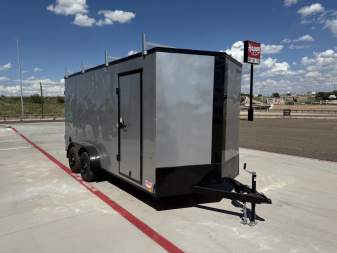 New 2026 Compass 7'x16' Enclosed Cargo Trailer - Indigo DLX