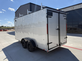 New 2026 Compass 7'x16' Enclosed Cargo Trailer - Indigo DLX