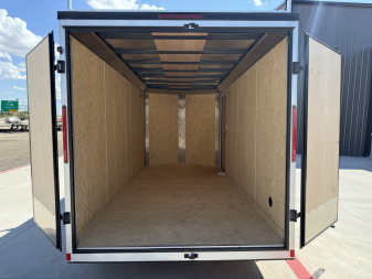 New 2026 Compass 7'x16' Enclosed Cargo Trailer - Indigo DLX