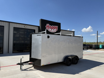 2026 Compass 7'x16' Enclosed Cargo Trailer - Indigo DLX