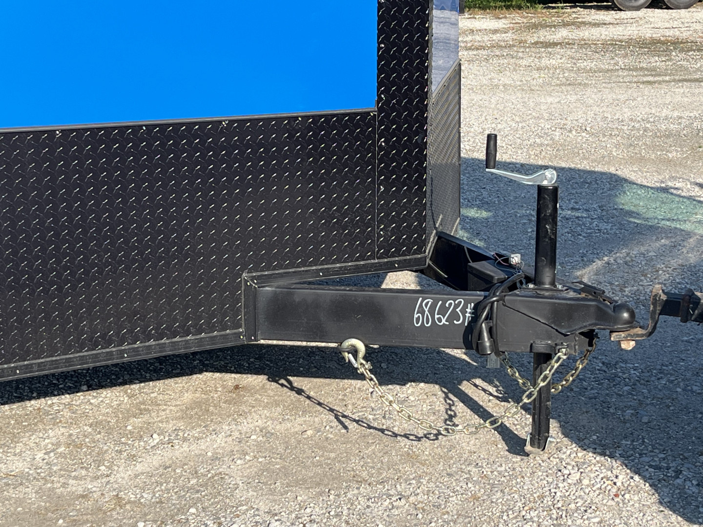 New 2026 Rock Solid Cargo 7'x16'x7' Cargo / Enclosed Trailer Black Out Package