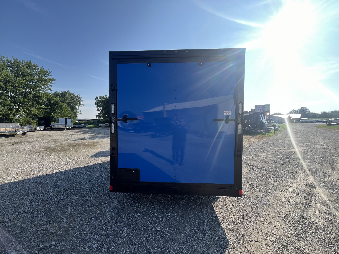 New 2026 Rock Solid Cargo 7'x16'x7' Cargo / Enclosed Trailer Black Out Package