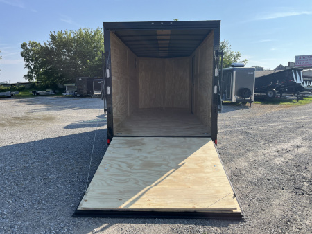 New 2026 Rock Solid Cargo 7'x16'x7' Cargo / Enclosed Trailer Black Out Package
