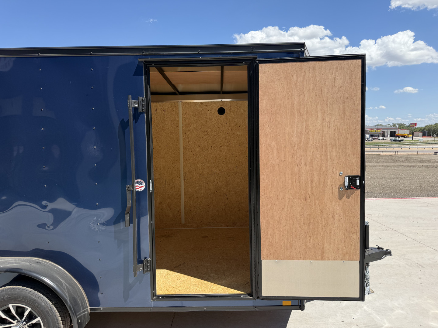 New 2025 Compass 7'x14' Enclosed Cargo Trailer - Indigo DLX
