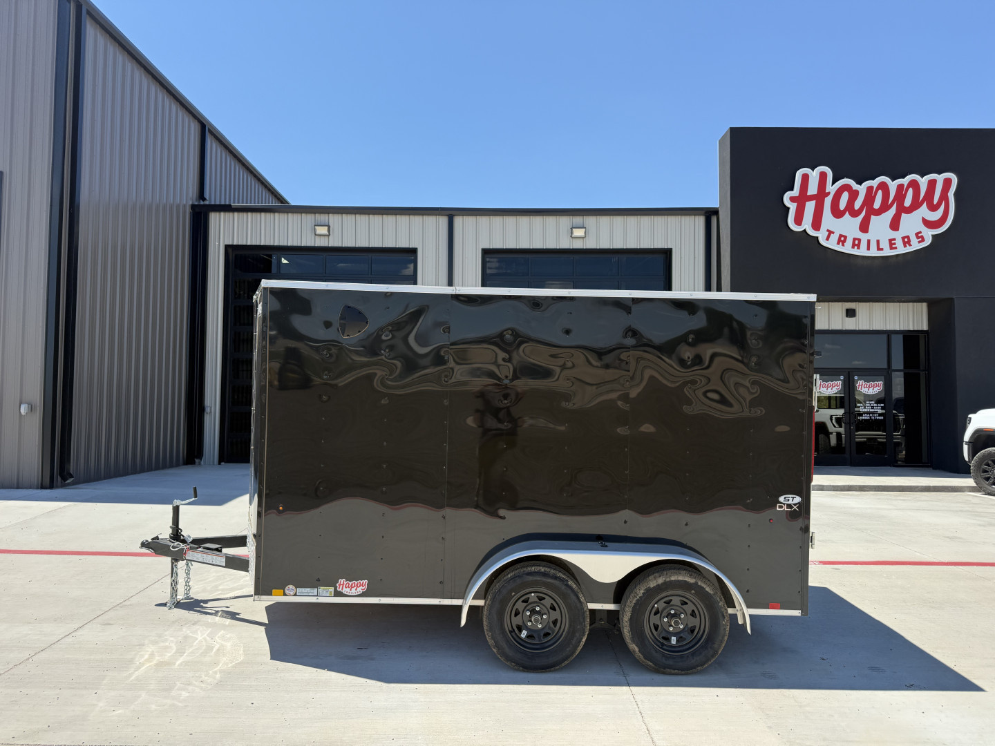 New 2025 Compass 7'x12' Enclosed Cargo Trailer - Indigo DLX