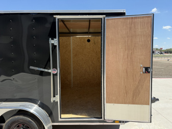 New 2025 Compass 7'x12' Enclosed Cargo Trailer - Indigo DLX