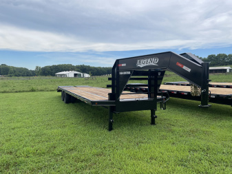New 2025 Legend Trailers 30' GOOSENECK TA DUALS Deckover Trailer