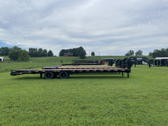 New 2025 Legend Trailers 30' GOOSENECK TA DUALS Deckover Trailer