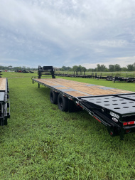New 2025 Legend Trailers 30' GOOSENECK TA DUALS Deckover Trailer