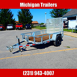 New 2023 Silver Mountain Trailers 5x8 3k Low Side Landscape Trailer