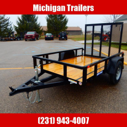 New 2023 Sure-Trac 5 x 10 Tube Top Utility Trailer  3K Idler