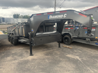 New 2026 Diamond C Trailers LPT307 16X82 Dump Trailer