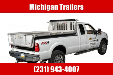 New 2024 EZ Dumper LLC 8' Stainless Steel Insert Flatbed Trailer