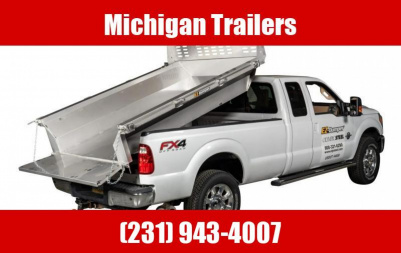 New 2024 EZ Dumper LLC 8' Stainless Steel Insert Flatbed Trailer
